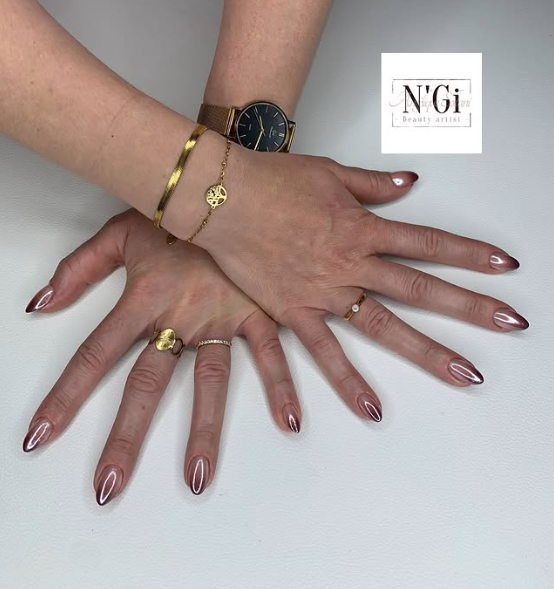 Pose ongulaire soignée réalisée chez N'gi Beauty Artist